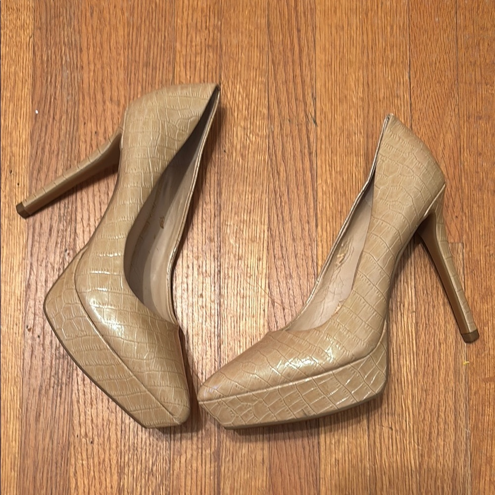 Gianni Bini Tan Stiletto Heels